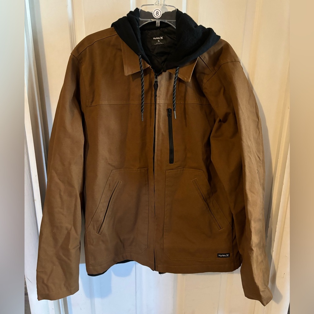 Hurley Carhartt Style Duck Tan Canvas Jacket XL
